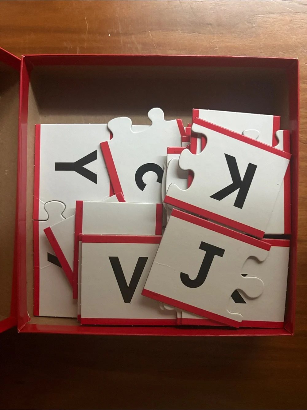 Alphabet Fun-to-Know Puzzles - Red -